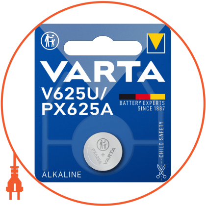 Батарейка VARTA V 625 U BLI 1 шт, Varta, 4626101401