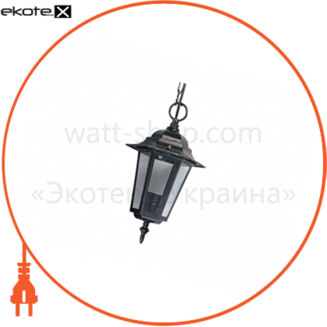 світильник садово-парковий PALACE A05 60Вт Е27 чорний, Delux, 10008443
