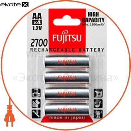 FUJITSU FDKB00010 аккумулятор fujitsu high capacity ni-mh аа/r6 4шт/уп blister