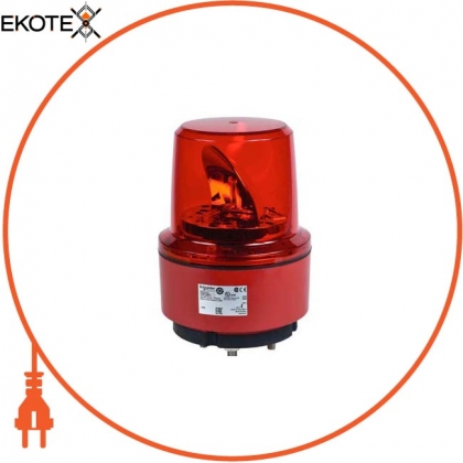 Обертається сигнальний маячок, 130мм, червоний, Schneider, XVR13B04