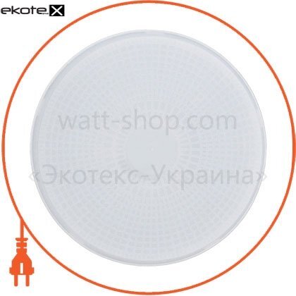 Світильник коло НВП-60 (02) LED 12 w - (бел.опал) з датчиком руху, Ecostrum, П-02(LED) 12 w(бел.опал) с датчи