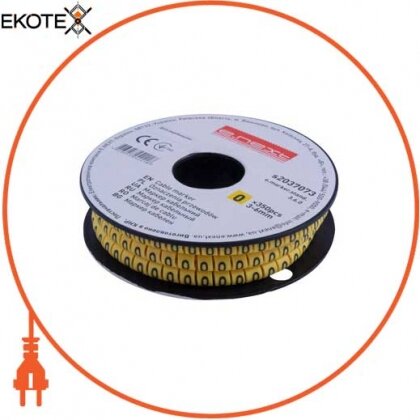 Enext s2037073 маркер кабельний e.marker.stand.3.6.0, 3-6 кв.мм, 0, 350 шт