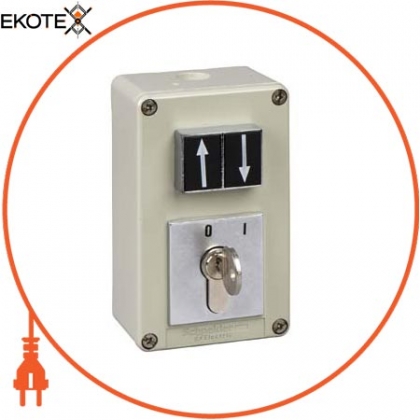 пост управління з вандалозахищеним накладним кріпленням - XAP-S - lock and 2 buttons, Schneider, XAPS21111
