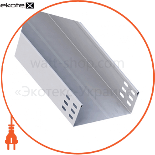 Лоток неперфорований 600х80 довжина 3 м, Enext, A60-18A-12n