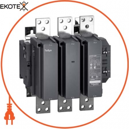 КОНТАКТОР F 3P, 1250 А, 220V AC 40-400Гц, Schneider, LC1F1250M7