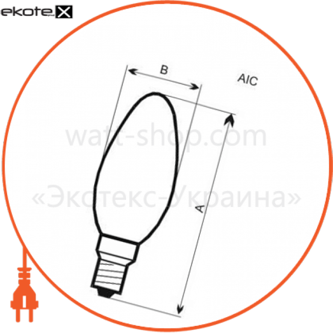 С37 6W PA10 E27 4000 ELM, ELM, 18-0050