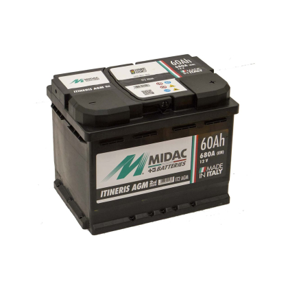 MIDAC Itineris Акумулятор автомобільний 12V 60Ah START/STOP, Ultracell, 560.901.068