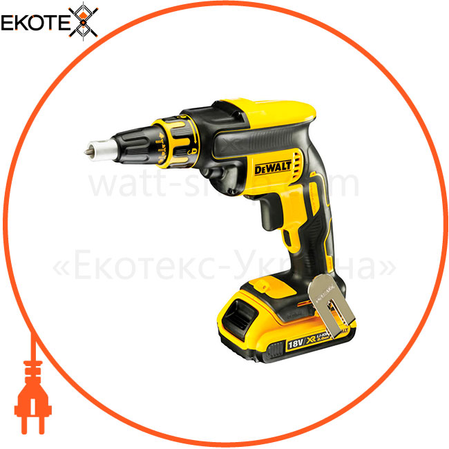 Шуруповерт акумуляторний Бесщеточний DeWALT DCF620D2K, DeWALT, DCF620D2K