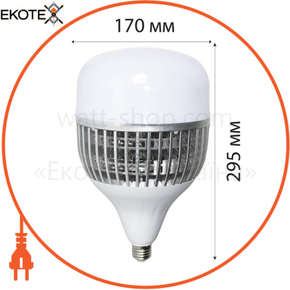 Лампа світлодіодна високопотужна EVS-100-E40 100Вт 6400К