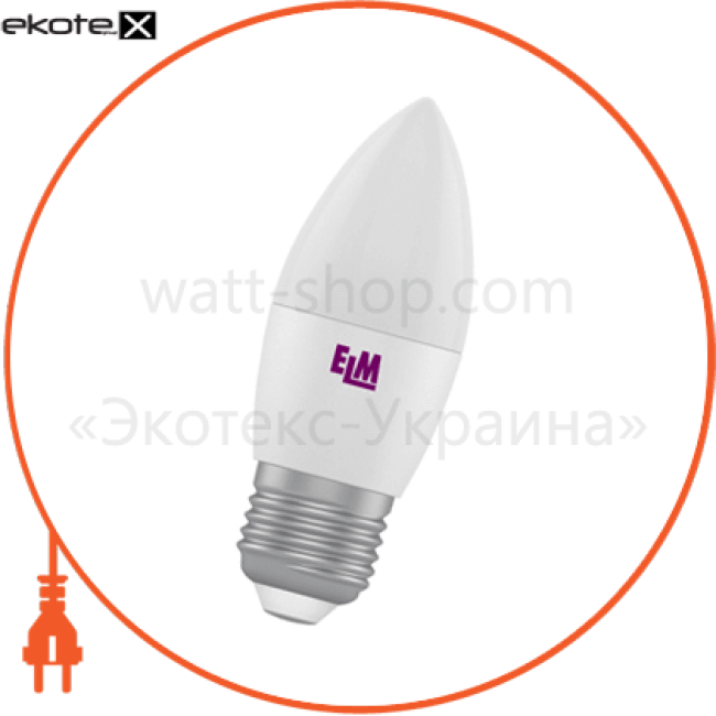 С37 6W PA10 E27 4000 ELM, ELM, 18-0050