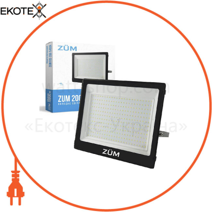 Прожектор світлодіодний ZUM F02-200 6400K