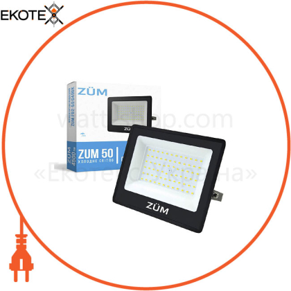 Прожектор світлодіодний ZUM F02-50 6400K