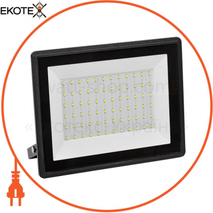 Прожектор світлодіодний СДО 06-100 IP65 6500K чорний IEK, IEK, LPDO601-100-65-K02