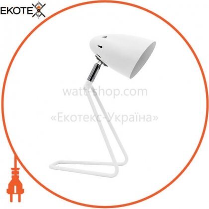 Світлодіодний EUROLAMP LED Світильник настільний металевий в скандинавському стилі білий Е14(32мм), Eurolamp, LED-TLS-1432(white)