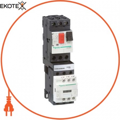 Комбінований пускач 6-10А.24B.50 / 60Гц, Schneider, GV2DM114B7