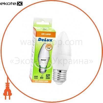 Delux 90011756 лампа светодиодная delux bl37b 7 вт 4100k 220в e27 белый