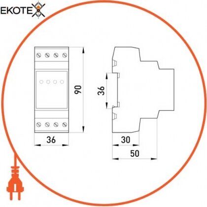 Enext p0690008 реле контроля напряжения трехфазное нерегулируемое e.control.v03