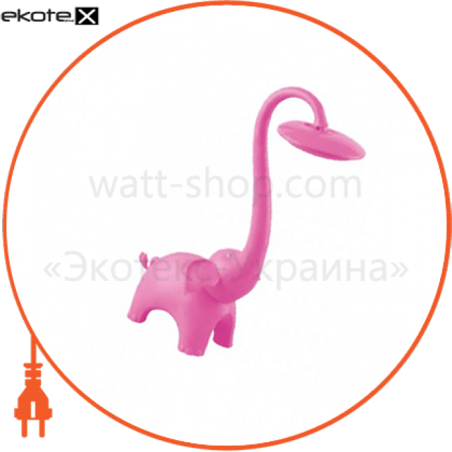 Настільна лампа LED 6W 3000-6000K 350Lm 100-240V слон білий, Horoz Electric, 049-027-0006-010