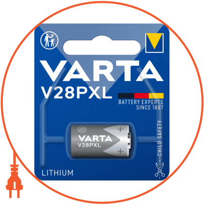 Батарейка VARTA V 28 PXL BLI 1 шт, Varta, 6231101401