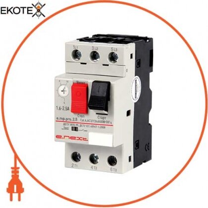 Enext p004002 автоматический выключатель защиты двигателя e.mp.pro.2.5, 1,6-2,5 а