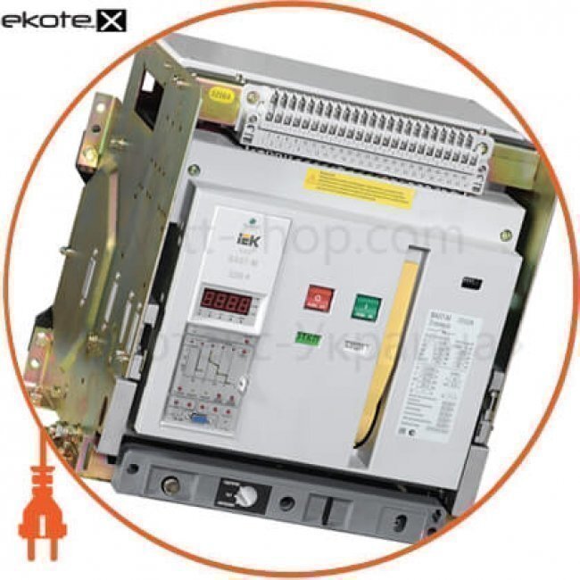 Викл. авт. ВА07-М комб. расц. выдвиж. 3Р 3200А Icu=80кА IEK, IEK, SAB-3200-KRV-3P-3200A-80