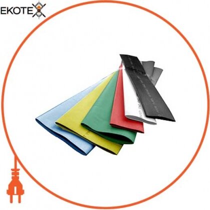 Термоусаживаемая трубка e.termo.stand.50.25.white 50/25, 1м, біла, Enext, s024098