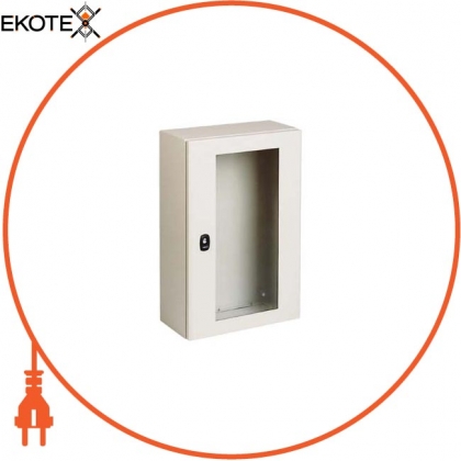 Шафа S3D з прозорими дверима 12х8х4, Schneider, NSYS3D12840T