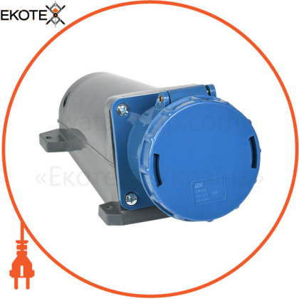 Розетка стаціонарна ССІ-133 2P+PE 63А 200-250В IP54 IEK, IEK, PSR11-063-3