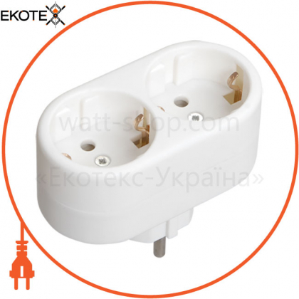 Трійник Т-01/02 (2 круглих місця) IEK, IEK, WTP10-16-02