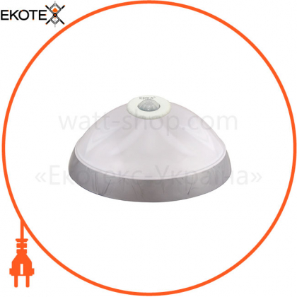 Світильник ERKA 1126D LED-SB, настінно-стельовий з вбудованим і регульованим датчиком руху, 12 W, 6000K білий, IP 20, ERKA, 190216