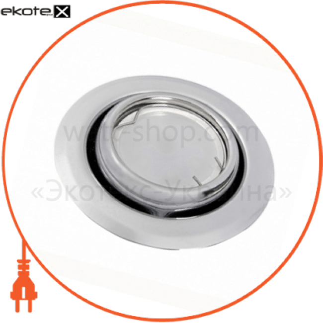 світильник точковий поворотний DELUX HL16003R 50Вт G5.3 хром, Delux, 10008776