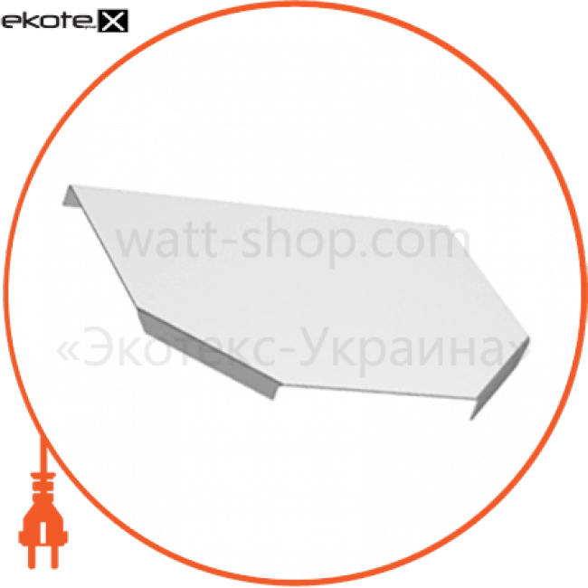Кришка Т-відведення горизонтального W:500, H:10 мм, Enext, 250-K