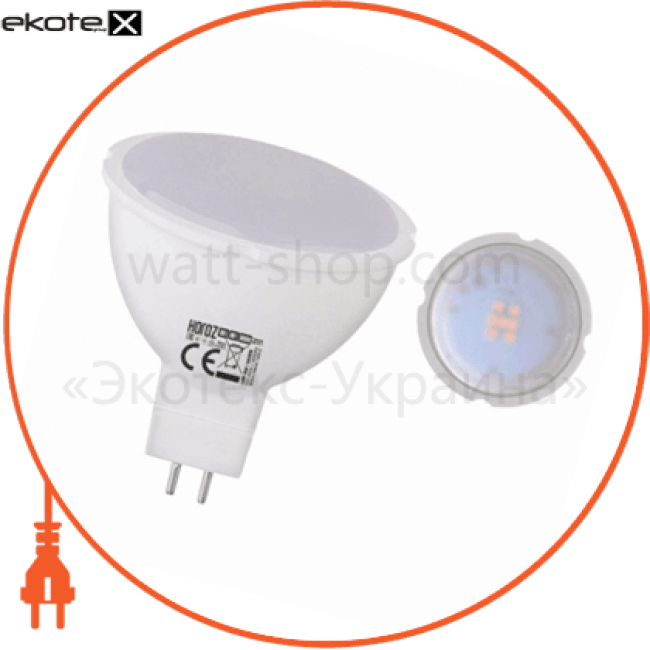 Horoz Electric 001-001-0006-011 лампа mr16 smd led 6w  6400k g5.3 390lm 175-250v