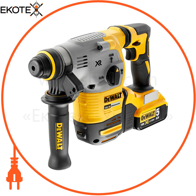 Перфоратор акумуляторний бесщеточний DeWALT DCH283P2, DeWALT, DCH283P2