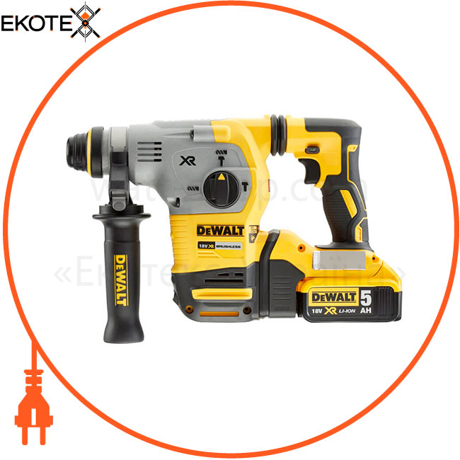 Перфоратор акумуляторний бесщеточний DeWALT DCH283P2, DeWALT, DCH283P2