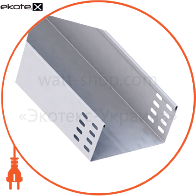 Лоток неперфорований 600х100 довжина 3 м, Enext, AA60-12n