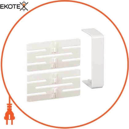 Тримач кабелю 45 - joint cover piece - 95 x 55 mm - PC / ABS - polar white, Schneider, ISM10206P