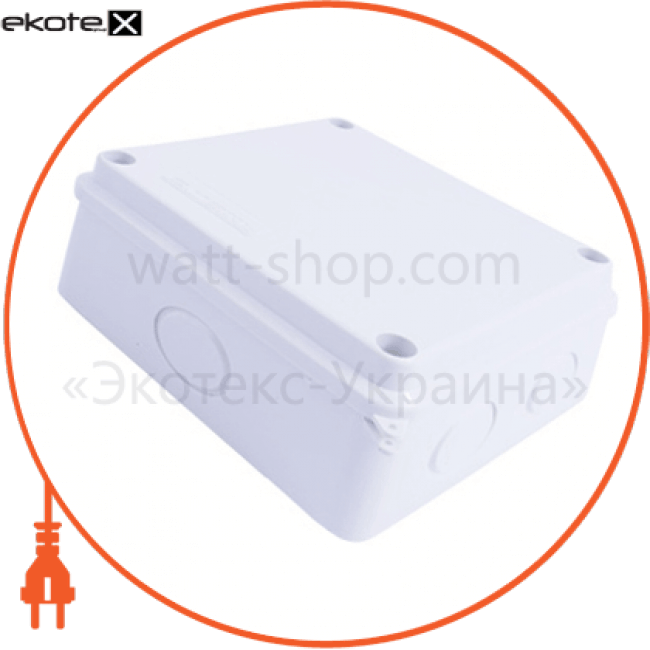 Монтажна коробка e.db.pro.oe.200.200.80, IP 65, без отворів для введення, Enext, p018012