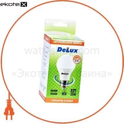 Delux 90011739 лампа светодиодная delux bl60 10 вт 4100k е27 белый