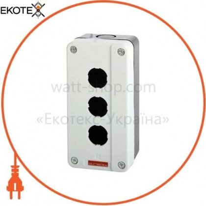 Enext p0810014 корпус кнопочного поста e.cb.3, 3 места