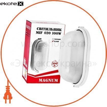 Світильник настінно-стельовий MAGNUM MIF 020 100W E27 білий, Magnum, 10042332