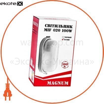 Світильник настінно-стельовий MAGNUM MIF 020 100W E27 білий, Magnum, 10042332