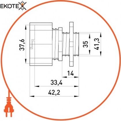 Enext i0450004 труба металлическая e.industrial.pipe.thread.1/2 с резьбой , 3.05 м