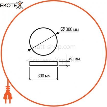 Світлодіодний EUROLAMP LED Світильник круглий накладний deco Botticelli 16W 4000K, Eurolamp, LED-NLR-16W/4-N3(deco)