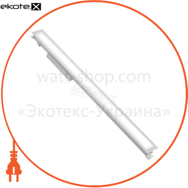 ОФІС РОКФОН 33 Вт Модифікація з опаловим розсіювачем, Ledeffect, LE-СВО-03-033-1418-40Д