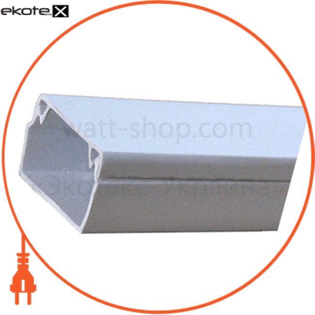Короб пластиковий e.trunking.stand.80.50, 80х50мм, 2м, Enext, s033017