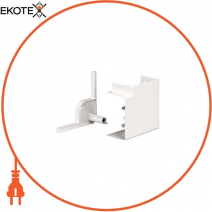 Тримач кабелю 45 - bend 90 ° - 95 x 55 mm - PC / ABS - polar white, Schneider, ISM10203P