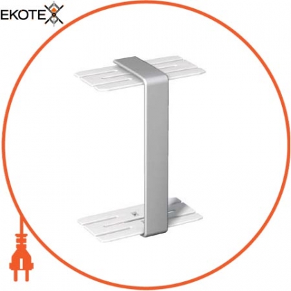 Тримач кабелю 45 - joint cover piece - PC / ABS - aluminium metallic, Schneider, ISM10256