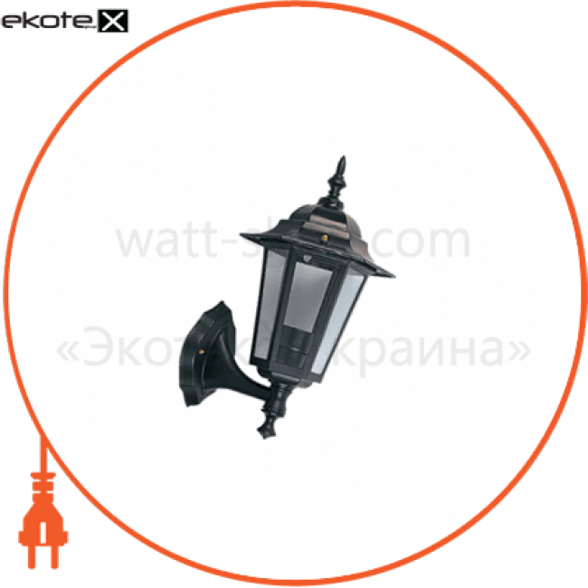 світильник садово-парковий PALACE A01 60Вт Е27 чорний, Delux, 10008439