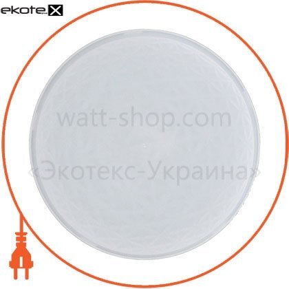 Світильник коло НВП-60 (03) LED 12 w - (бел.опал) з датчиком руху, Ecostrum, 72319